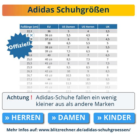 Adidas umrechner größen